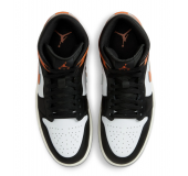 Кроссовки Air Jordan 1 Mid Black Toe Orange Кроссовки Air Jordan 1 Mid Black Toe Orange