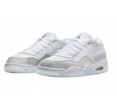 Женские Кроссовки Air Jordan 4RM White Metallic Silver Женские Кроссовки Air Jordan 4RM White Metallic Silver