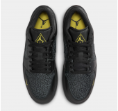 Кроссовки Nike Air Jordan 1 Low Black Elephant Print 