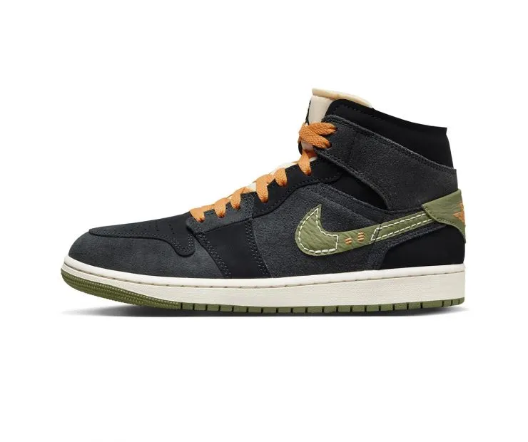 Jordan 1 Mid SE Craft Anthracite Light Olive
