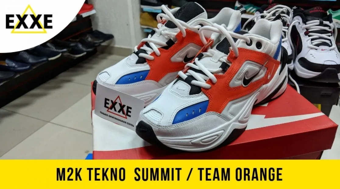 M2K Tekno  Summit / Team Orange - кроссовки  на волне моды  18/19
